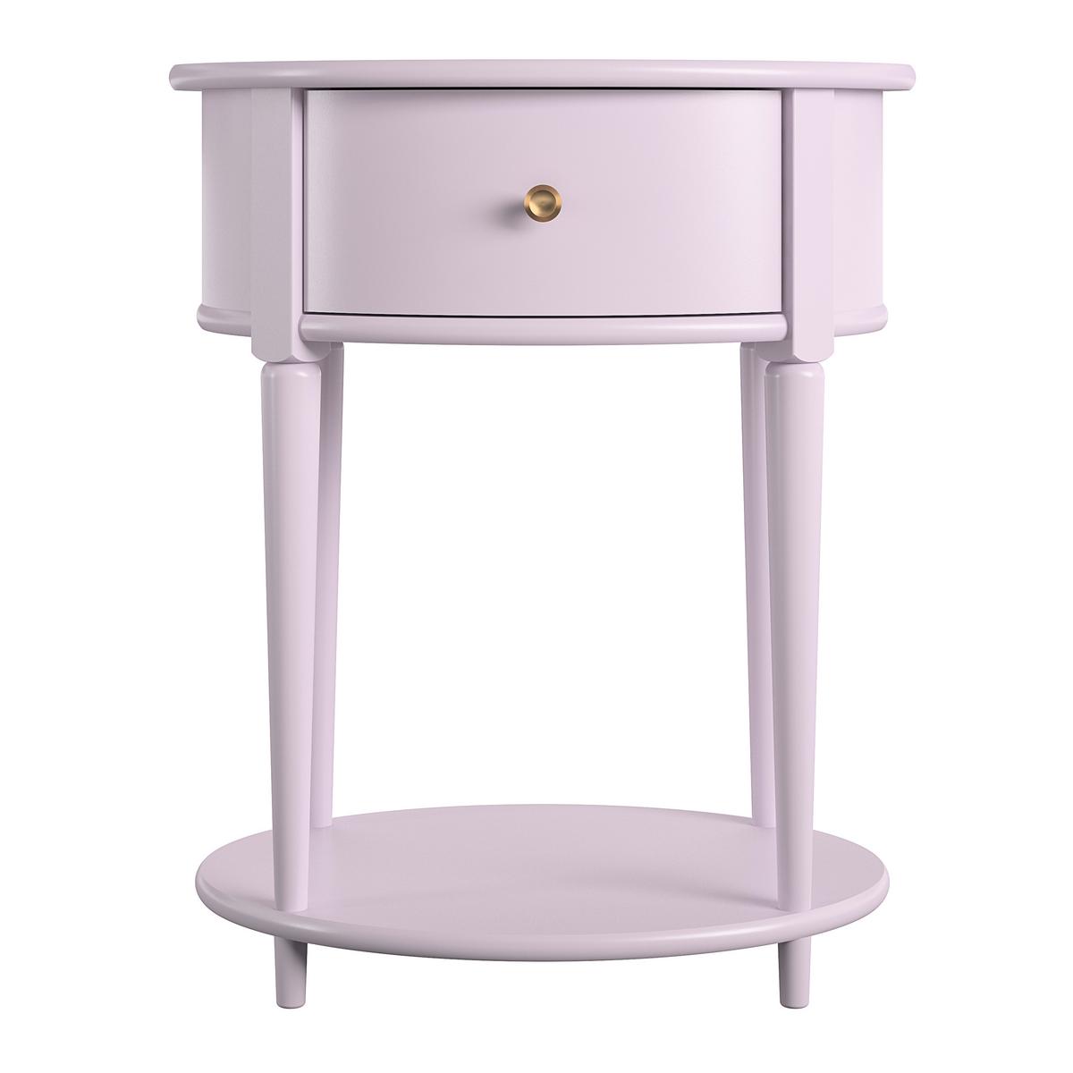 Beistelltisch Aurora Lila B: 55 cm - Lila, Design, Holzwerkstoff (55/45/66cm) - MID.YOU