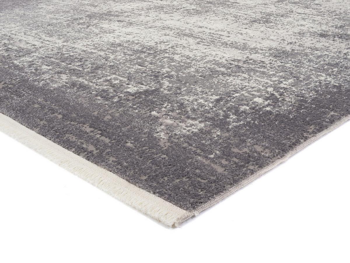 Webteppich Grau Etienne 120x170 cm - Grau, Design, Textil (120/170cm) - Novel