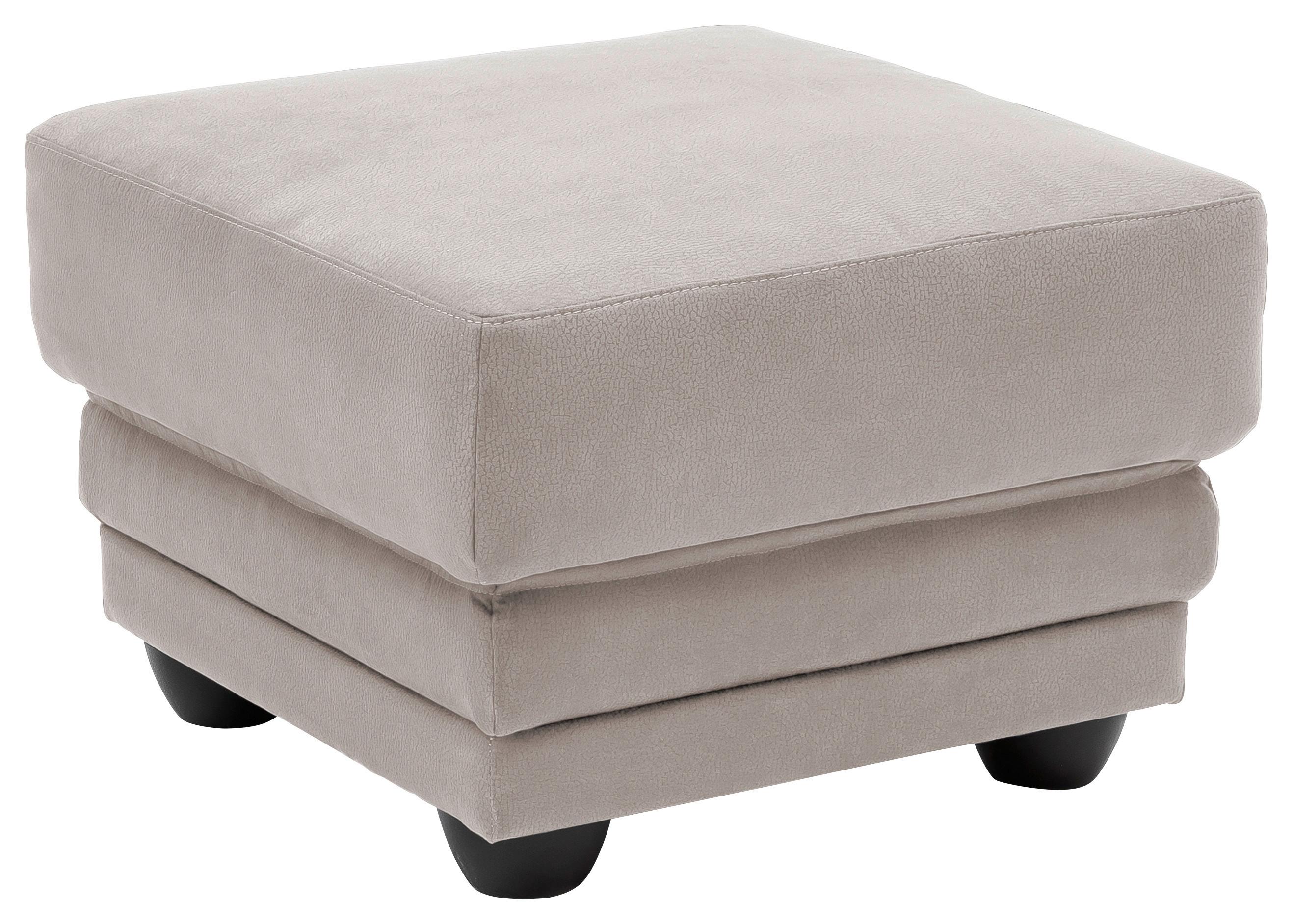 Hocker Nebolo - Schlammfarben/Schwarz, Design, Textil (65/46/65cm) - Livetastic