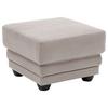 Hocker Nebolo - Schlammfarben/Schwarz, Design, Textil (65/46/65cm) - Livetastic