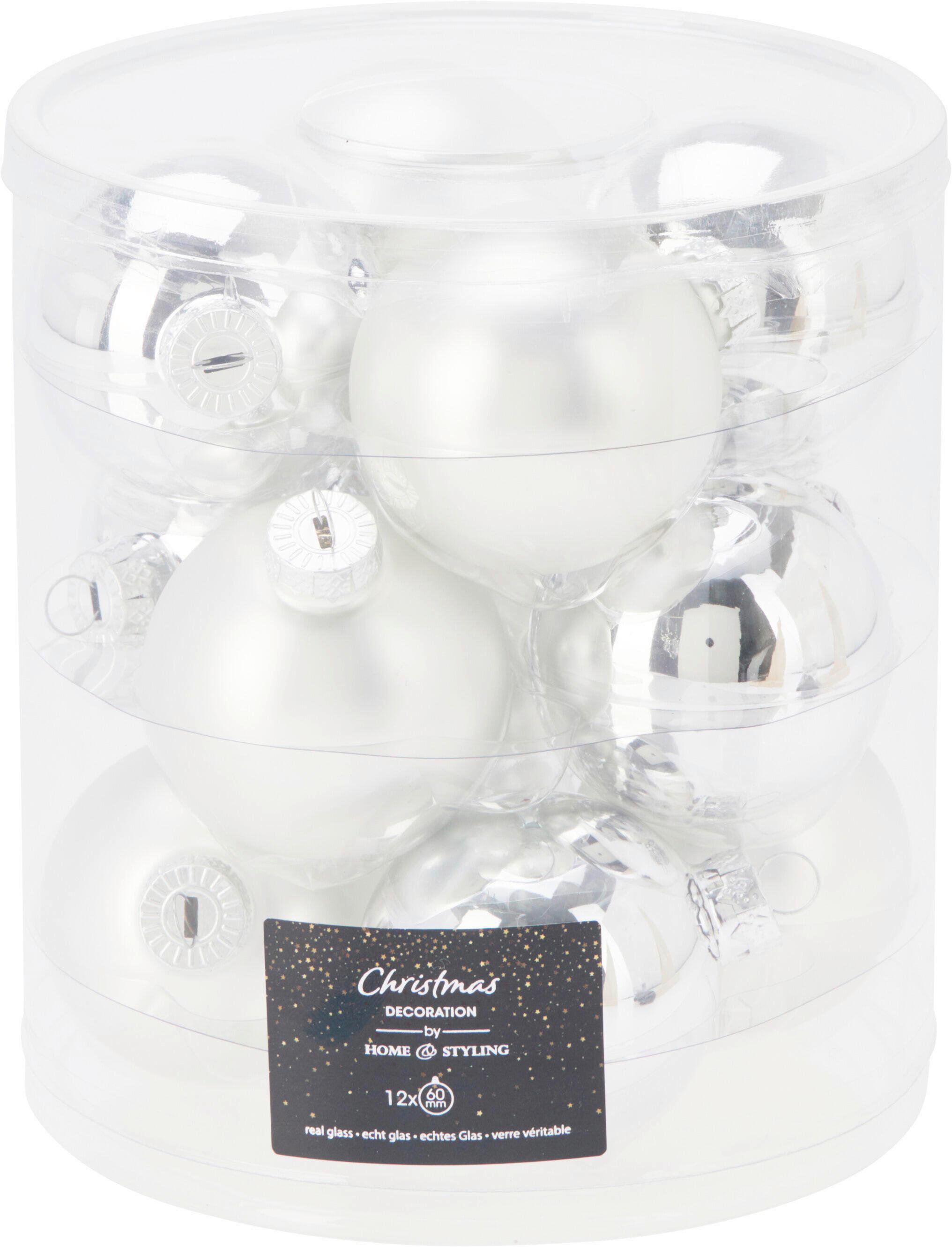 CHRISTBAUMKUGEL-SET CHRISTOF - Basics (6cm)