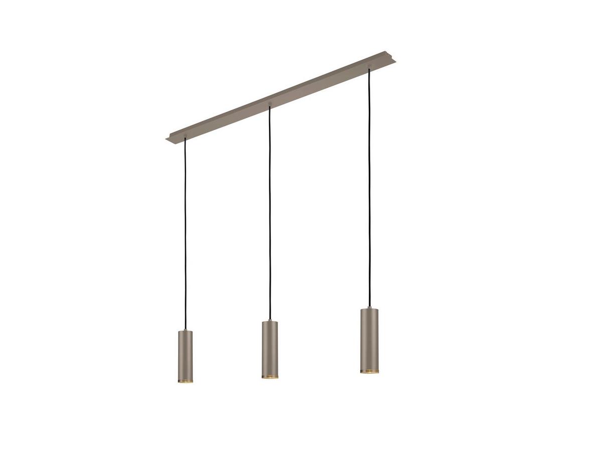 Hängeleuchte 20515/3-12 - Taupe, Design, Metall (120/150cm) - Hell