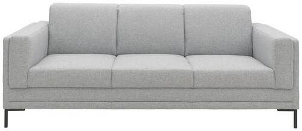 3-sitzer-sofa Looks Vii - Silberfarben/Schwarz, Design, Textil (210/82/90cm) - LOOKS by W.Joop