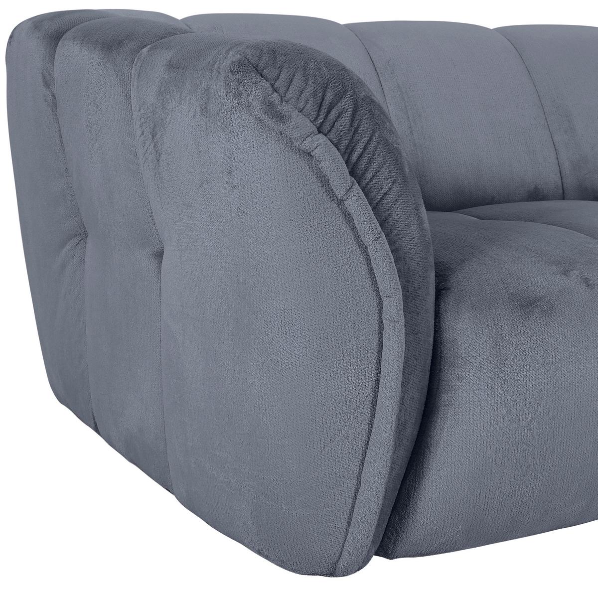 Bigsofa Sabea Petrol B: 220 Cm - Petrol/Schwarz, KONVENTIONELL, Textil (220/67/106cm) - MID.YOU