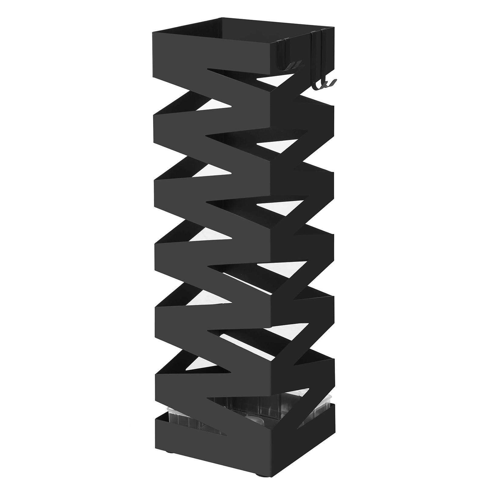 STOJAN NA DÁŽDNIKY TYP: LUC16B - čierna, Trend, kov (15.5/49/15.5cm) - Boxxx