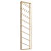 Weinregal Eisen Goldfarben für 8 Flaschen Bh 36x150 cm - Goldfarben, Design, Metall (36/150/8cm) - MID.YOU