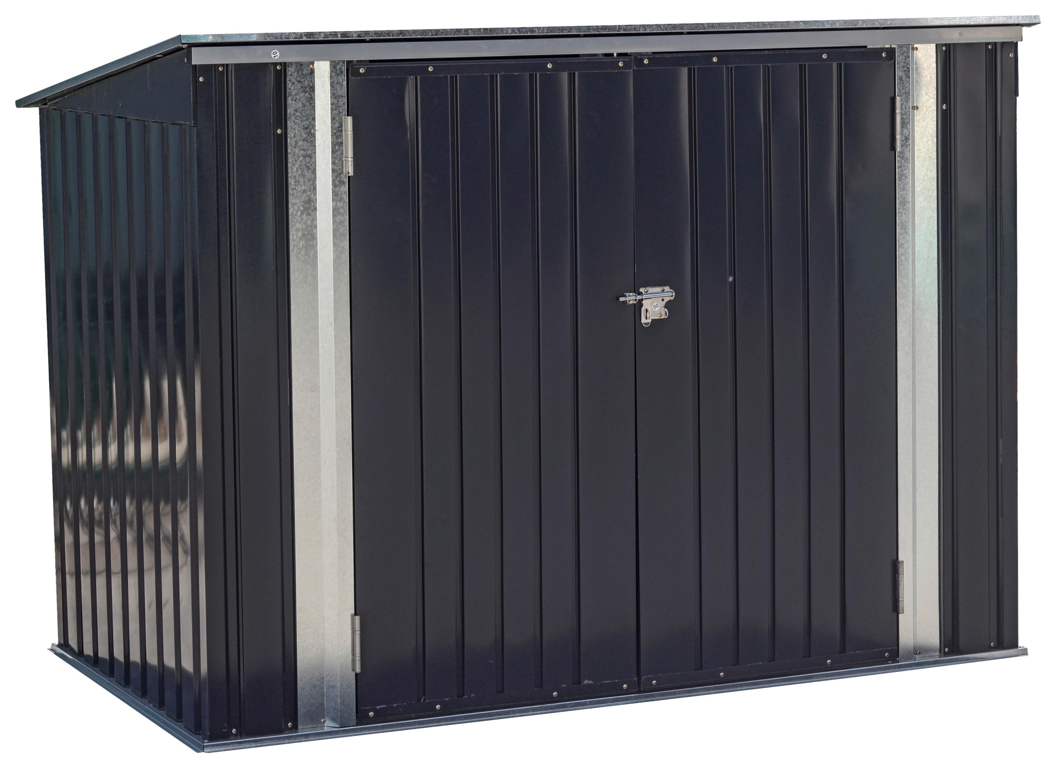 Geräteschrank Robus - Anthrazit, MODERN, Metall (176/130/105cm) - Homezone
