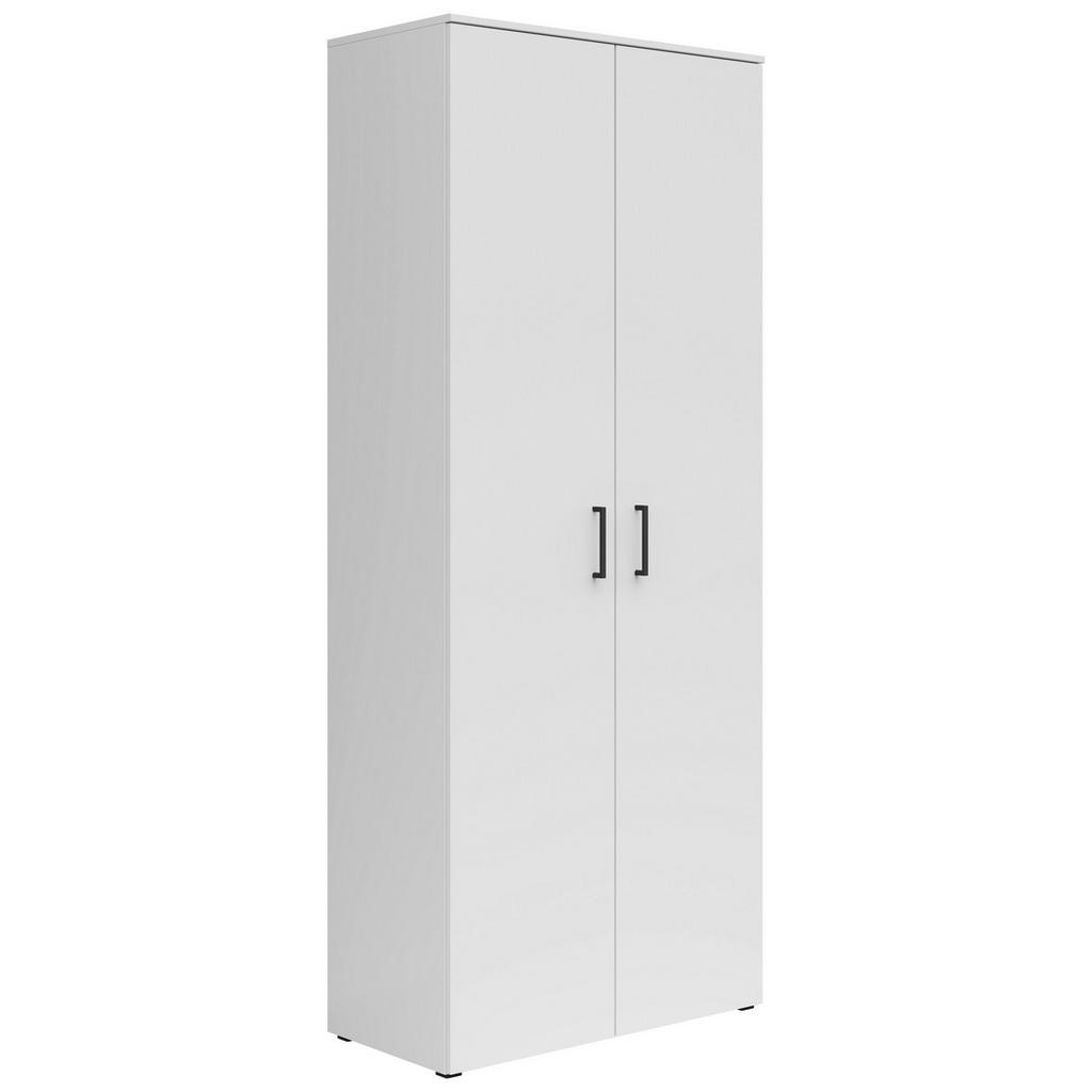 Mehrzweckschrank Multi Weiß BxH 80x195 cm mit Einlegeböden