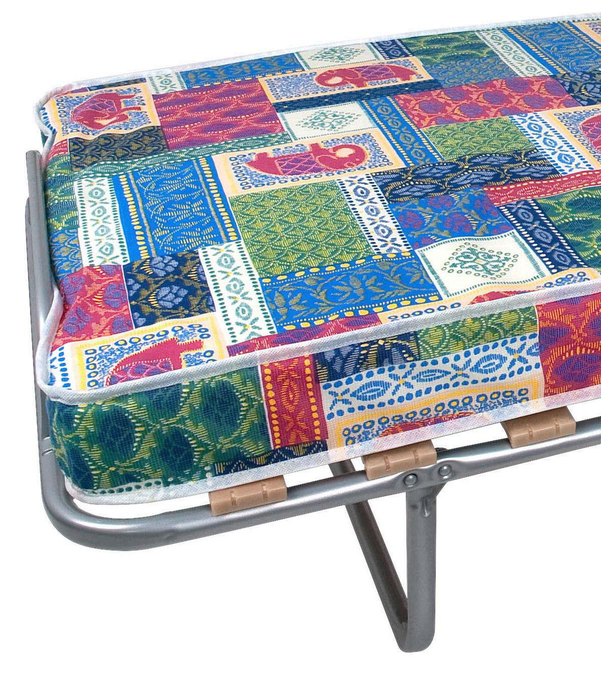 Vendégágy Luxor 80/40cm - alumíniumszínű, Modern, fém (80/40/190cm)