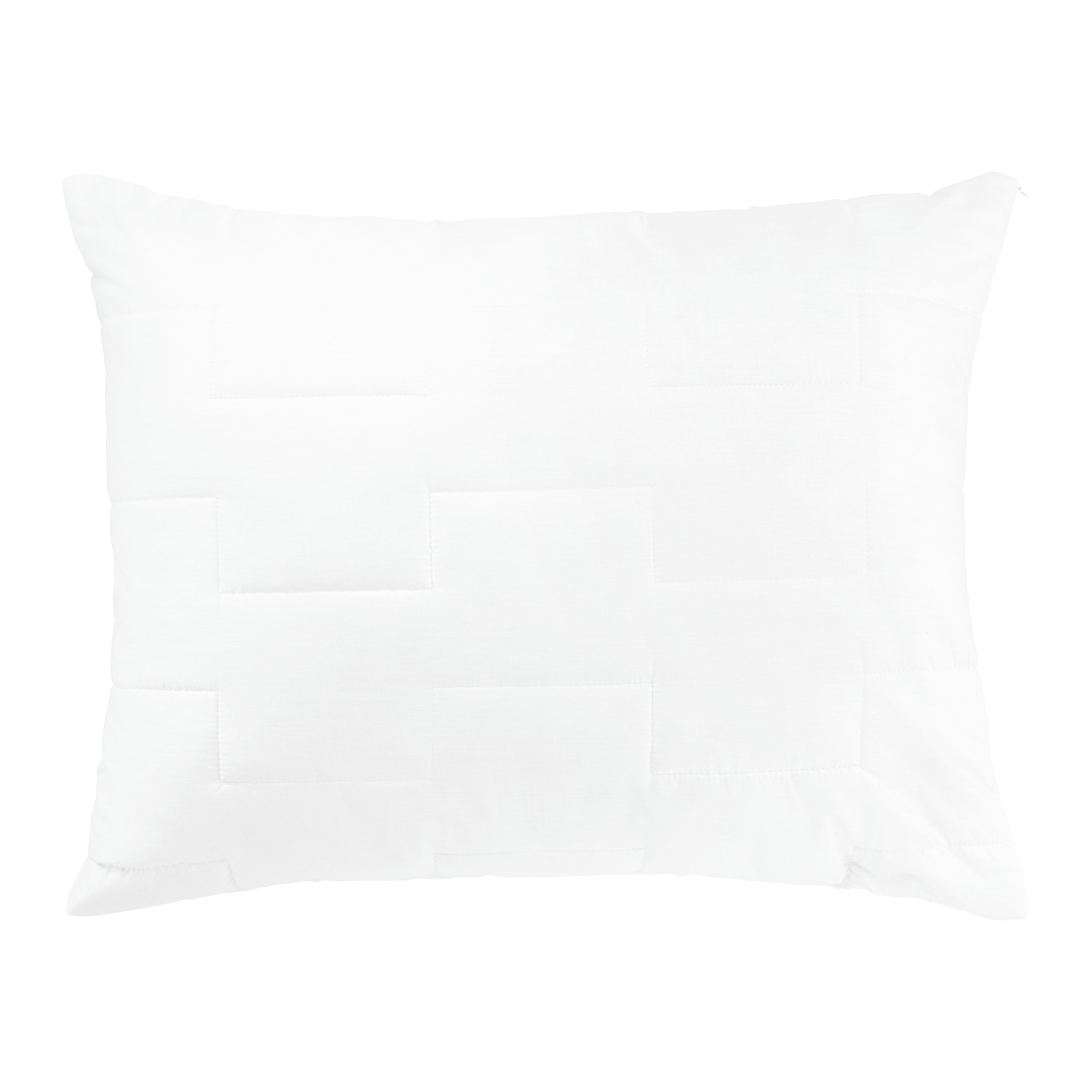 Rechteckiges gepolstertes Kissen mit Bezug aus Mischgewebe