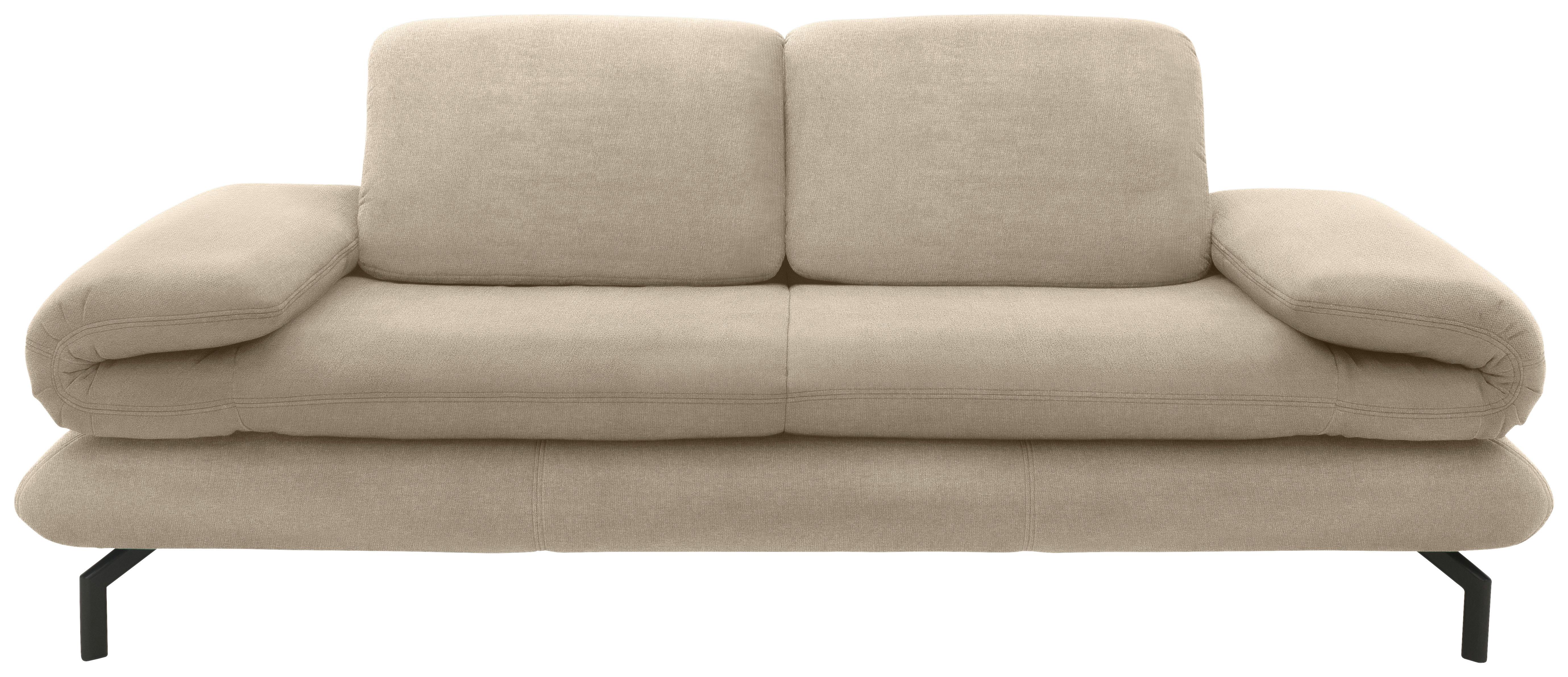 2-sitzer-sofa Looks Xiii - Beige/Schwarz, Design, Textil (204 (264)/83 (110)/98cm) - LOOKS by W.Joop