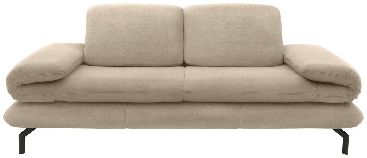 2-sitzer-sofa Looks Xiii - Beige/Schwarz, Design, Textil (204 (264)/83 (110)/98cm) - LOOKS by W.Joop