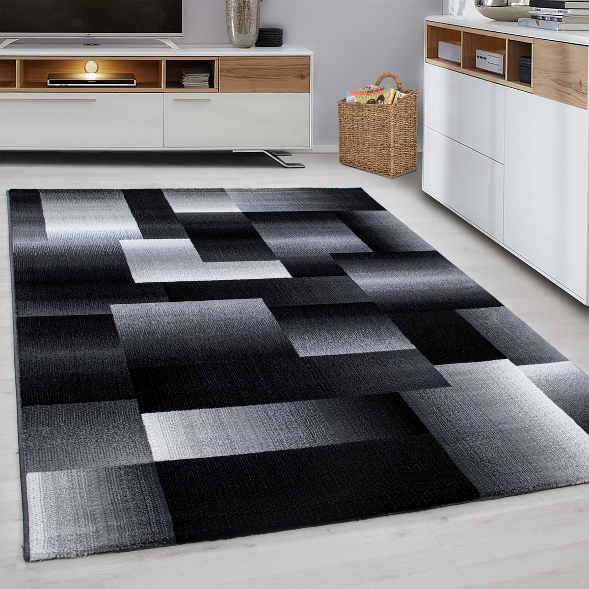 Webteppich Schwarz Naturfaser Miami 200x290 cm - Schwarz, Trend, Textil (200/290cm)