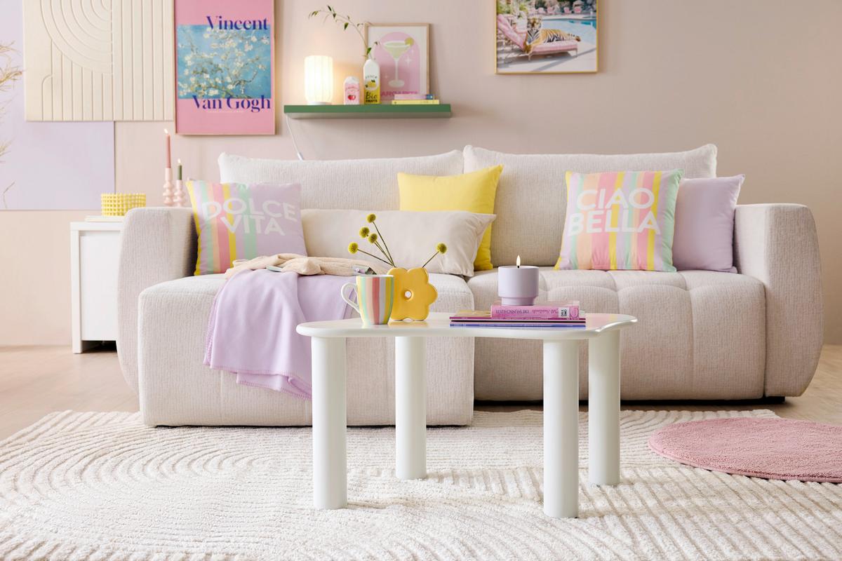 DEKORAČNÍ POLŠTÁŘ LEON - krémová, textil (35/90cm) - Mömax