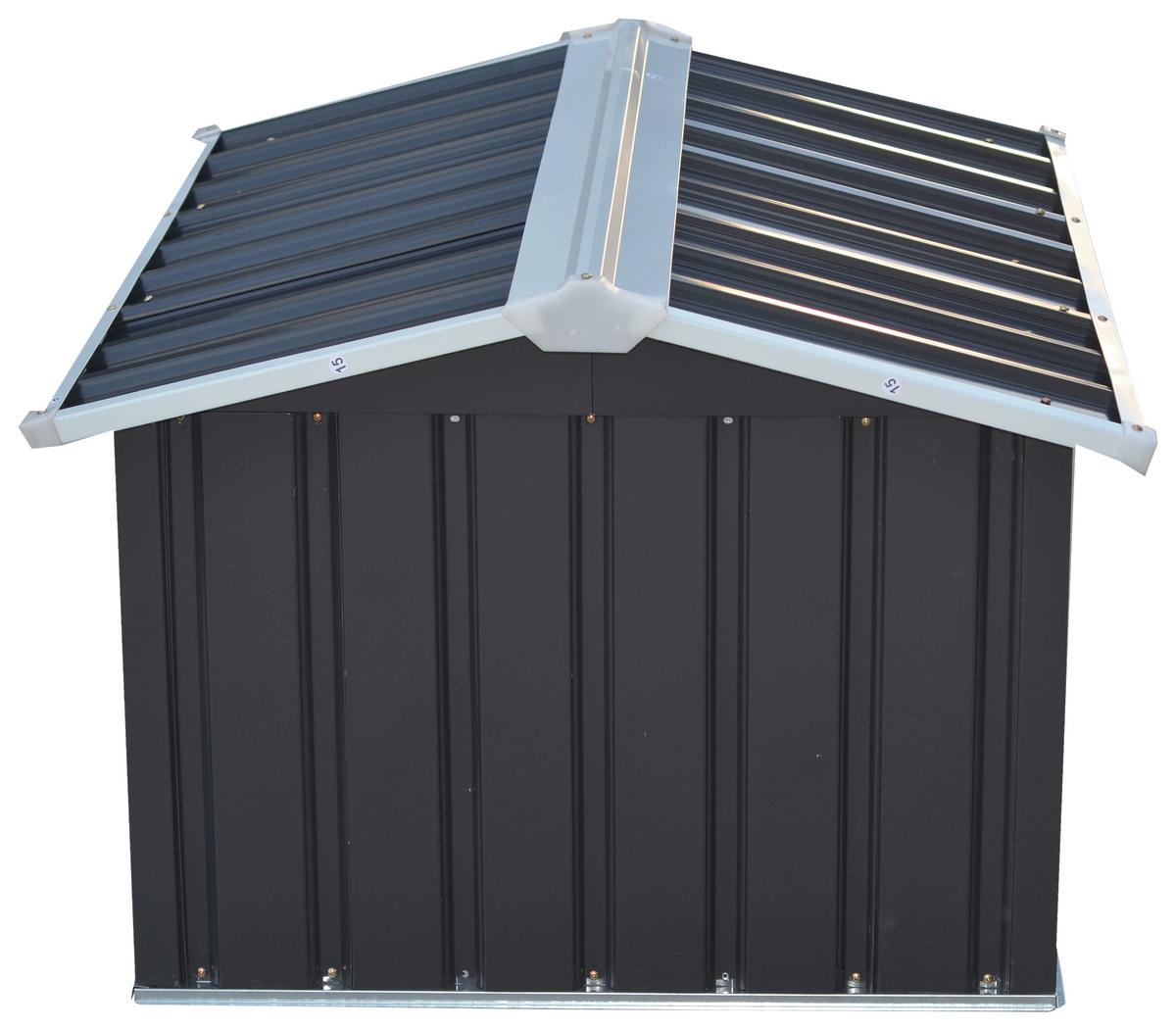 Kleingarage Robus - Anthrazit, MODERN, Metall (86/100/63,5cm) - Homezone