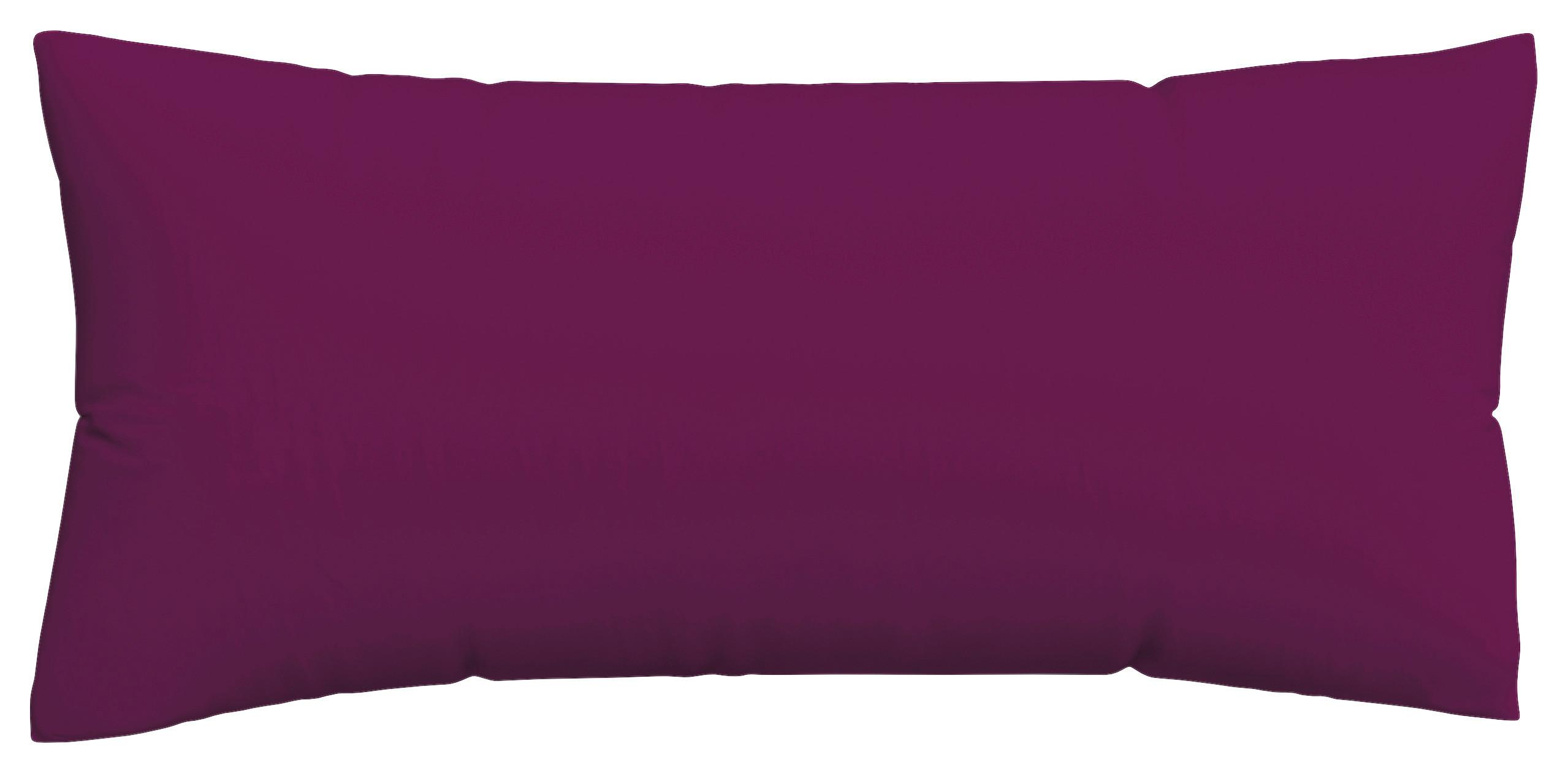 Kissenbezug Knitted 40x80 cm Jersey Violett - Violett, Basics, Textil (40/80cm) - Schlafgut
