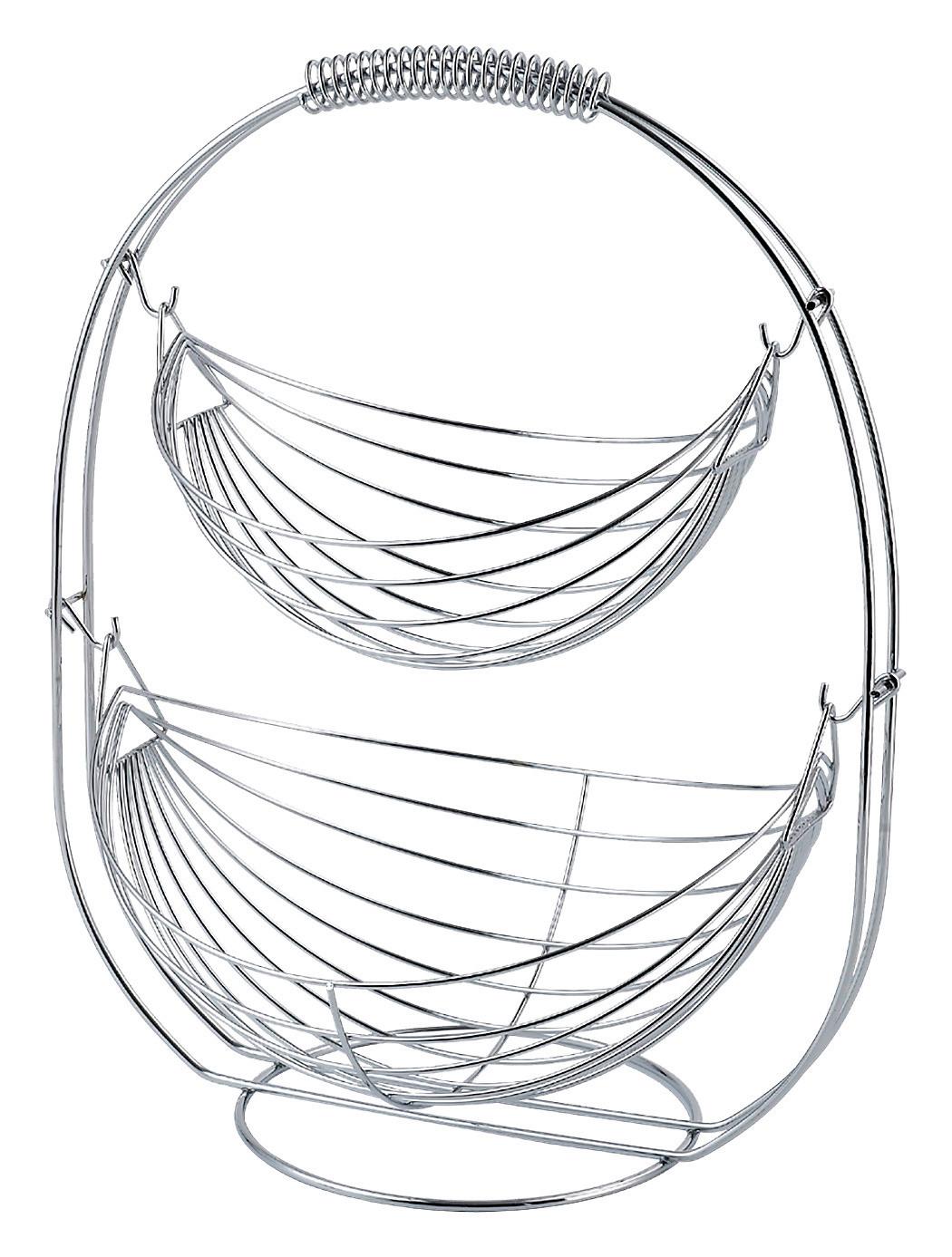 MÍSA NA OVOCE DIRK - barvy chromu, Konvenční, kov (33.5/26.5/44cm) - Mömax