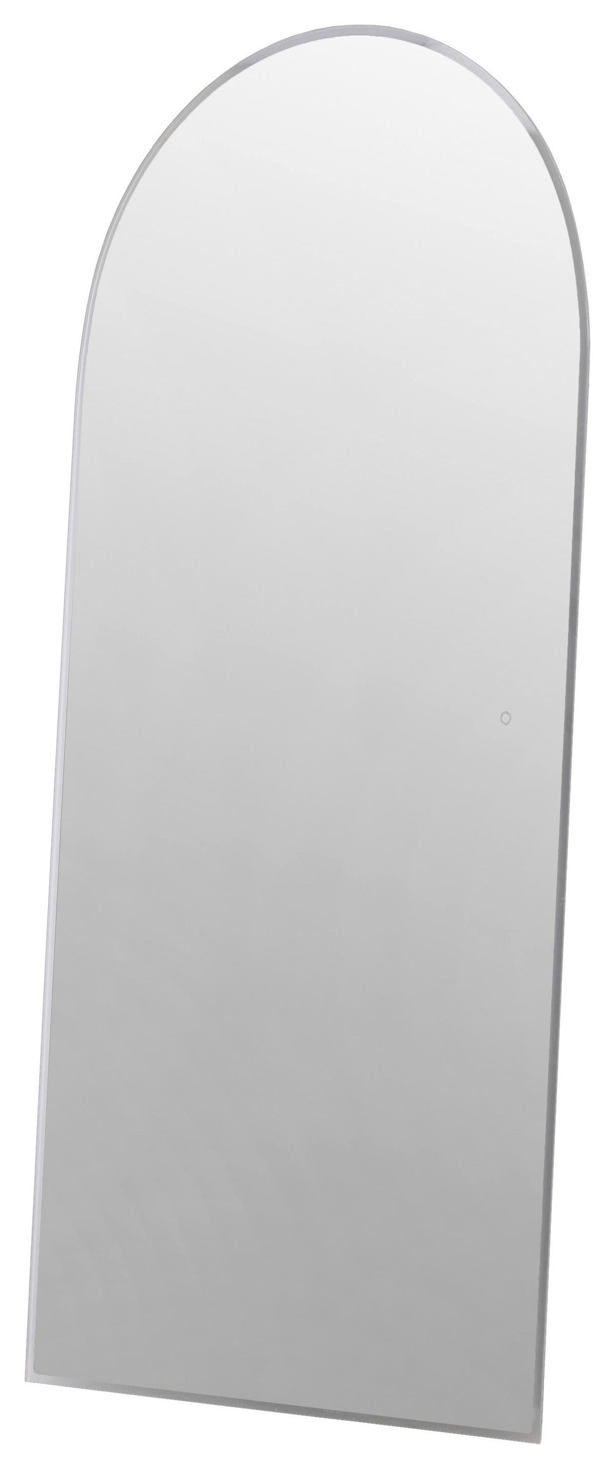 Leuchtspiegel Schwarz B: 100 cm - Schwarz, Basics, Glas/Metall (100/210/3,8cm) - P & B