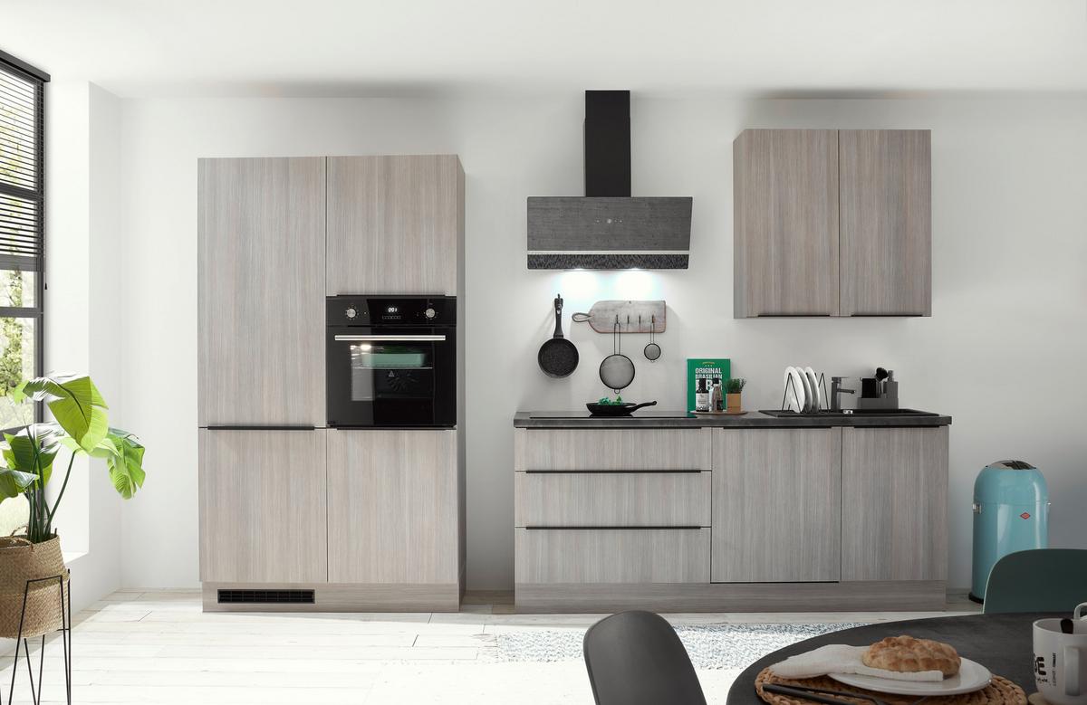 Küchenblock Landzeit Pinienfarben B: 320 Cm - Anthrazit/Pinienfarben, Design, Holzwerkstoff (320cm) - MID.YOU