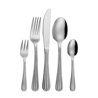 Sada příborů 20-dílná - barvy nerez oceli, Romantický / Rustikální, kov - Mömax