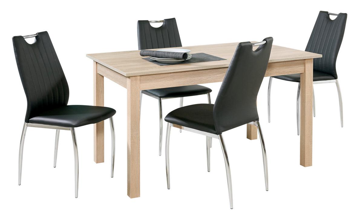 Esstisch ausziehbar Coburg 140-180x80 cm Eiche Dekor - Sonoma Eiche, Design, Holzwerkstoff (140/80/76,5cm) - MID.YOU