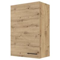 HORNÁ KUCHYNSKÁ SKRINKA CARA H 60-89 - farba ušľachtilej ocele/dub artisan, Konventionell, kov/kompozitné drevo (60/89/32cm) - FlexWell