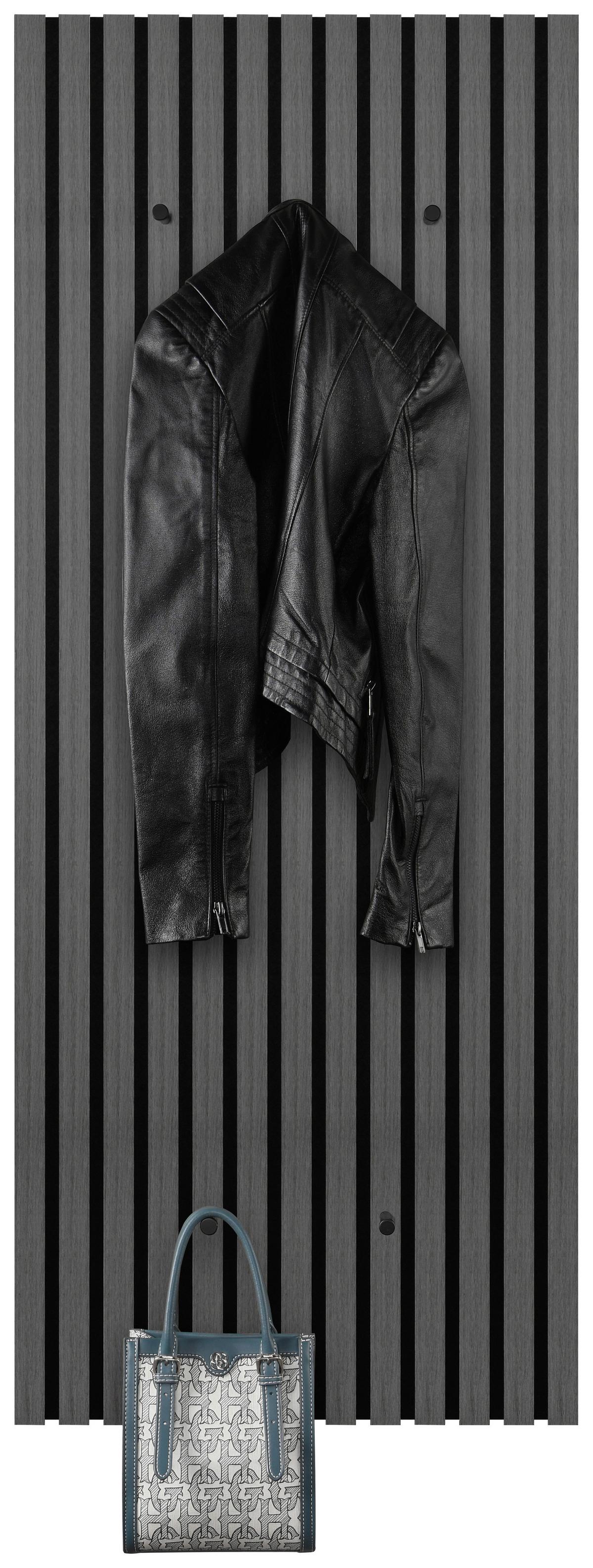 Šatníkový panel GRACE v dekore dub sivý - sivá, Modern, kompozitné drevo/textil (50/125/7cm) - Mömax