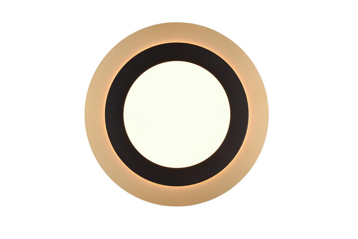 LED-Deckenleuchte 641519280 Morgan - Goldfarben/Schwarz, Basics, Metall (45/4,2cm) - Trio Leuchten