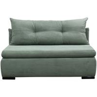 Schlafsofa mit Bettkasten Yellow B: 154cm Cord Grün - Schwarz/Grün, Design, Textil (154/93/85cm) - MID.YOU