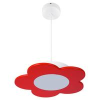 Kinderhängeleuchte 9550124 Fiore Hängel. - Rot - Rot, Basics, Holzwerkstoff/Kunststoff (33/70cm)