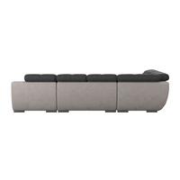 Wohnlandschaft Multi Mit Schlaffunktion Anthrazit/Grau - Chromfarben/Anthrazit, MODERN, Textil (228/345/184cm)