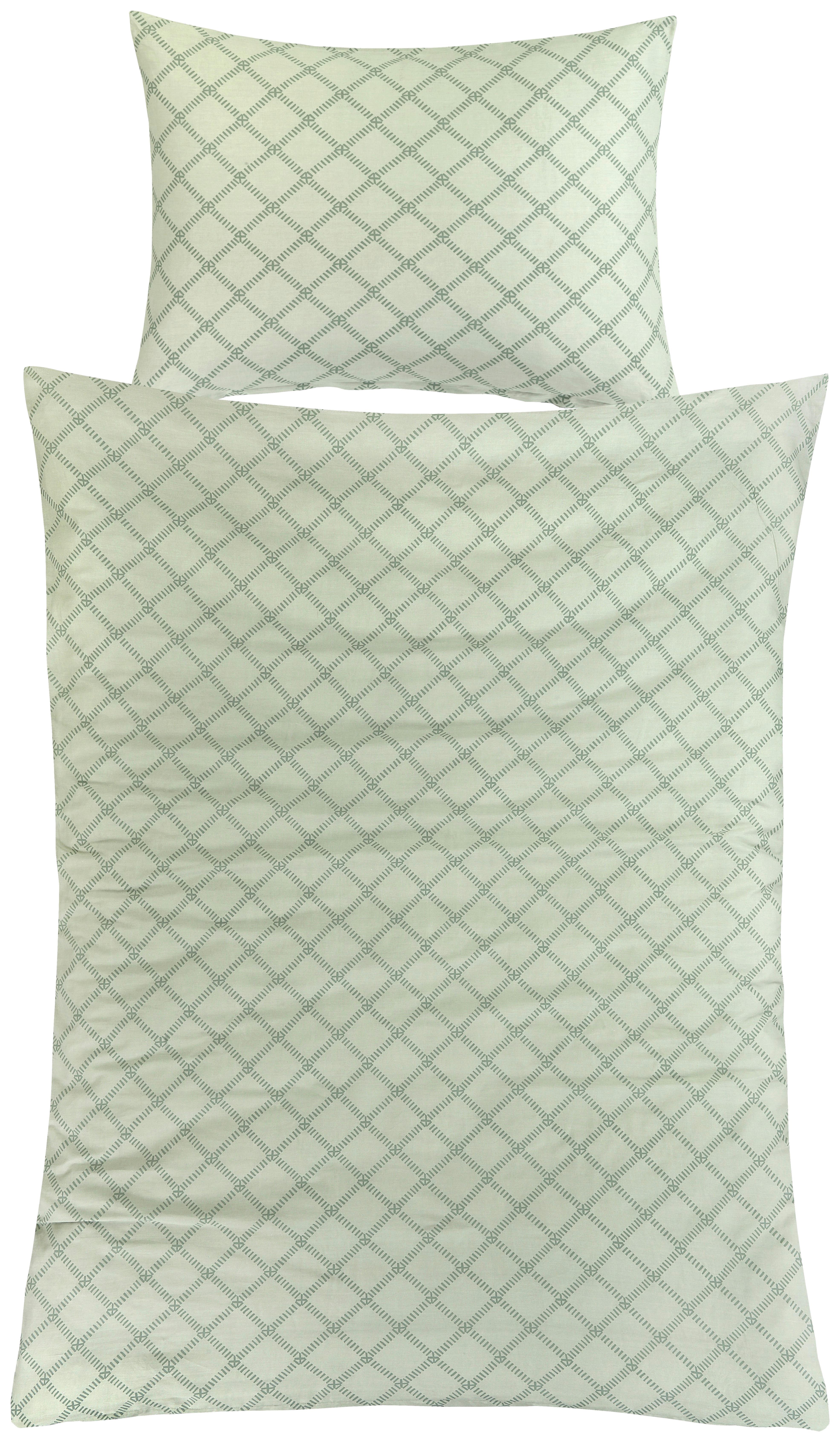 BETTWÄSCHE ANASTASIA - Salbeigrün, MODERN, Textil - Luca Bessoni