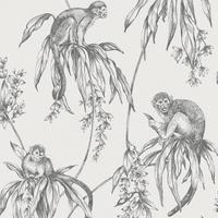 Vliestapete 106157 - Grau, Basics, Papier/Kunststoff (52/1000cm)