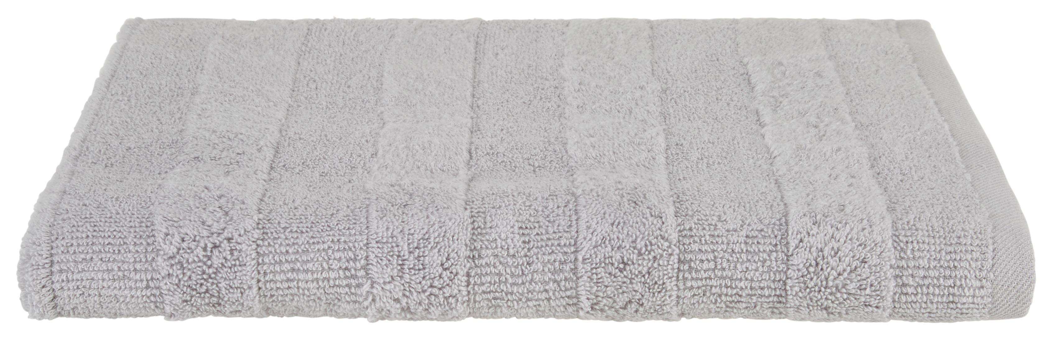 Handtuch Susi - Silberfarben, MODERN, Textil (50/100cm) - Luca Bessoni