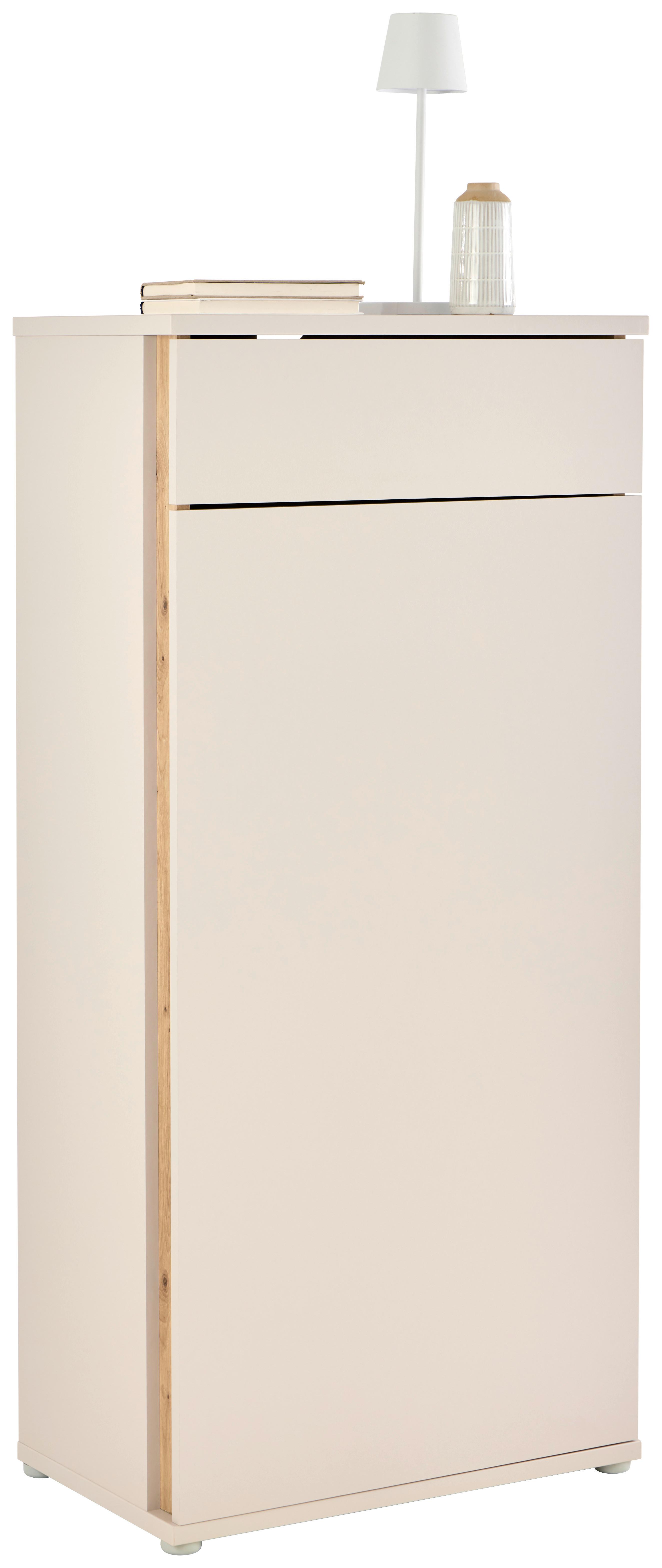 Schuhschrank Antonio Kaschmir H: 134 Cm - Kaschmir/Eiche Artisan, Trend, Holzwerkstoff (61/133,3/37,5cm)