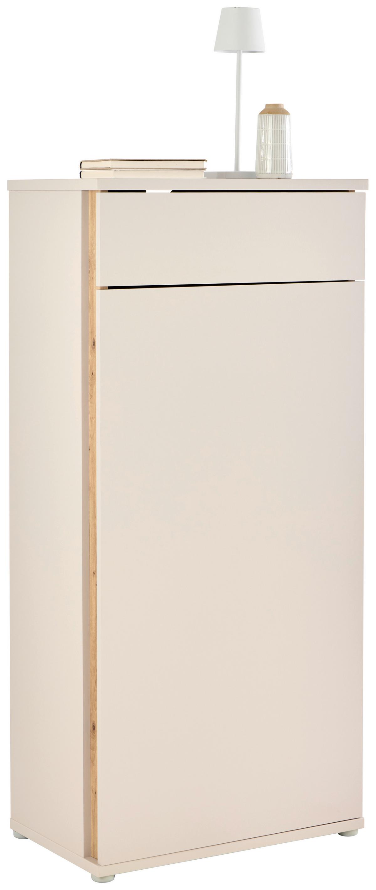 Schuhschrank Antonio Kaschmir H: 134 Cm - Kaschmir/Eiche Artisan, Trend, Holzwerkstoff (61/133,3/37,5cm)