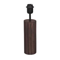 Leuchtenfuß 49696_thornhill - Schwarz/Braun, Natur, Holz/Metall (8,5/35cm) - Eglo