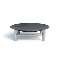 Feuerschale Alpha XXL Edelstahl - Edelstahlfarben, Basics, Metall (58/58/20cm)