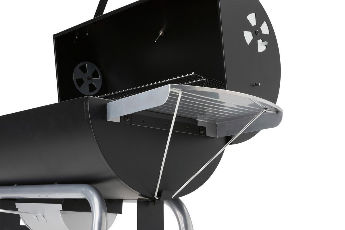 Holzkohlegrill Taurus - Schwarz, Basics, Holz/Metall (81/53/105cm)