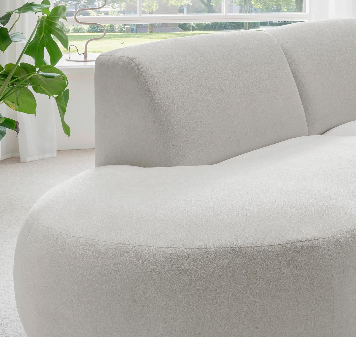 Ecksofa Jesi, Beige S: 182x276 Cm - Beige/Schwarz, MODERN, Textil (182/276cm) - Livetastic