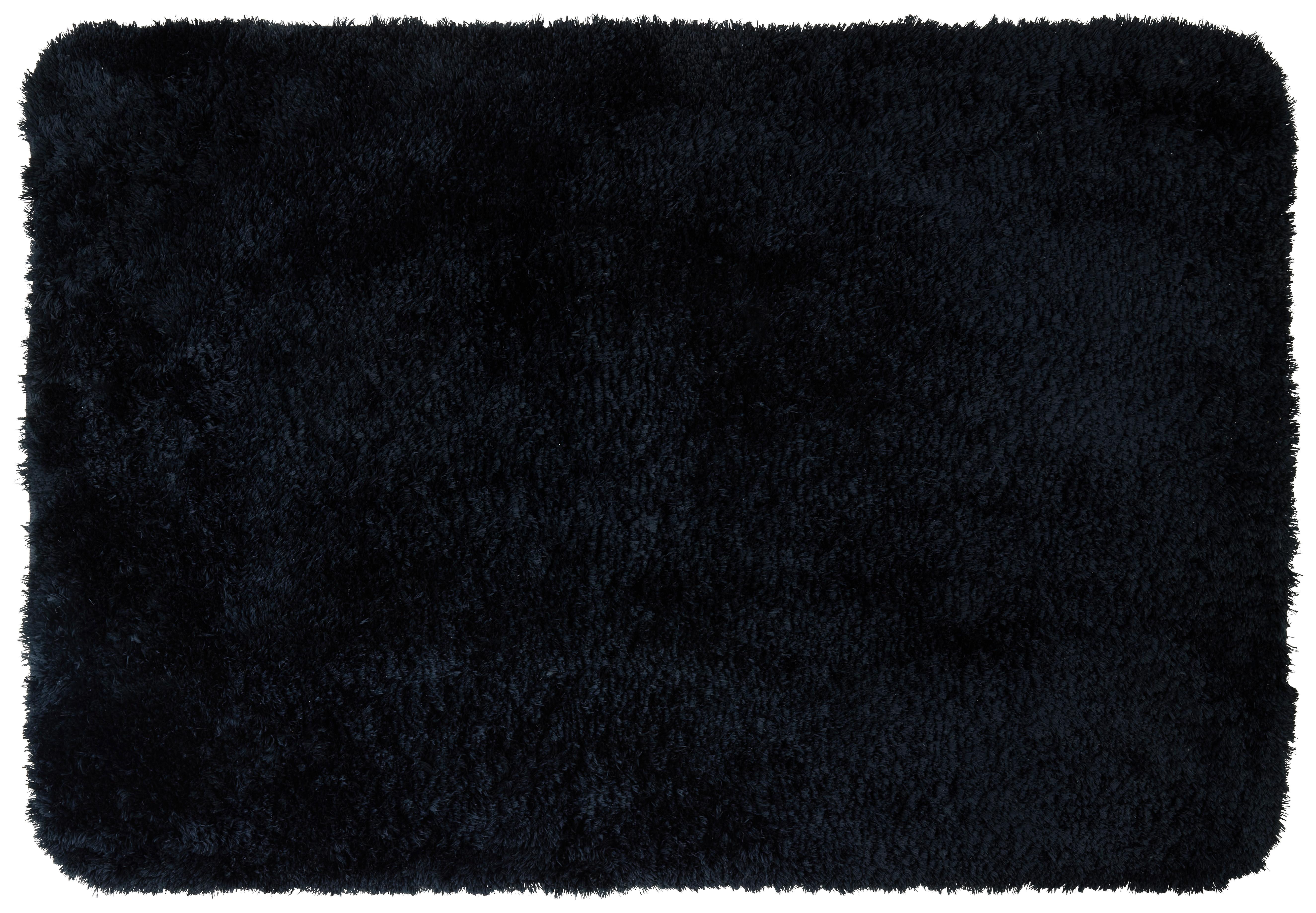 Koupelnová předložka Chris, 60/90cm, černá - černá, textil (60/90cm) - Premium Living