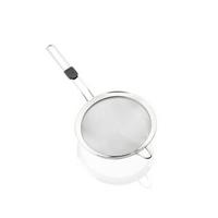 Küchensieb Cara - Edelstahlfarben/Schwarz, KONVENTIONELL, Kunststoff/Metall (20cm) - Leifheit