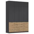 Aufsatzschrank Max-Extra - Grau, KONVENTIONELL, Holzwerkstoff (181/39/54cm) - James Wood