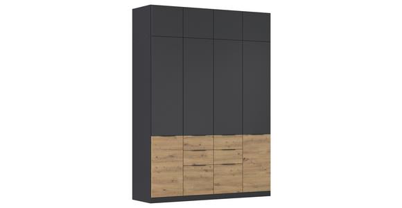 Aufsatzschrank Max-Extra - Grau, KONVENTIONELL, Holzwerkstoff (181/39/54cm) - James Wood