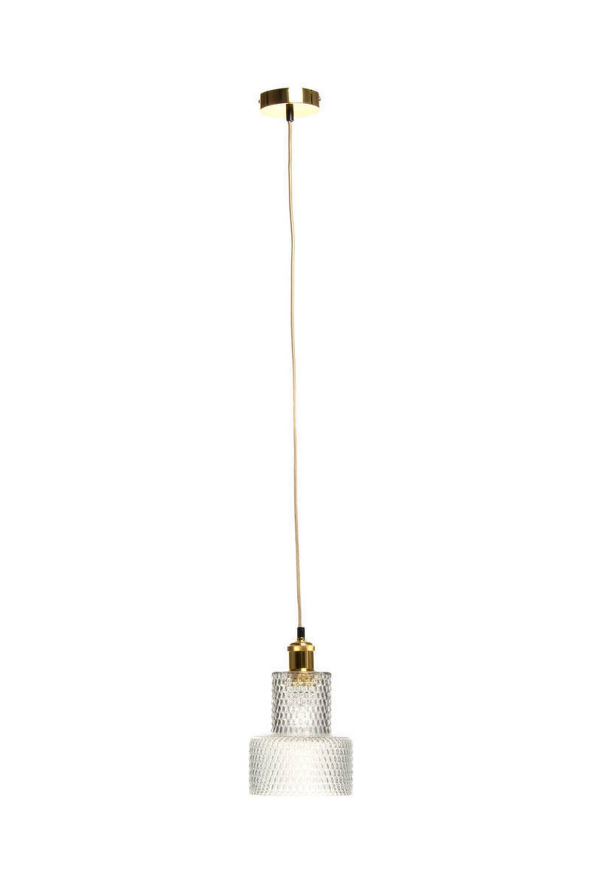 Hängeleuchte Mona H: 27 Cm 1-Flammig - Klar, Trend, Glas (17/27/17cm) - Kayoom