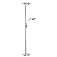 Led-stehleuchte 40490 Tallri - Nickelfarben, KONVENTIONELL, Glas/Metall (35/180cm) - Fischer & Honsel