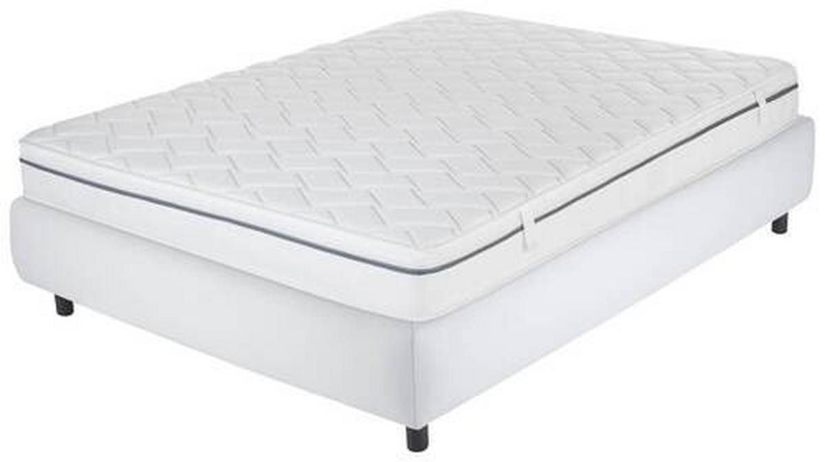 Kaltschaummatratze Air Wave 180x200 Cm H2+h3, H: 23 Cm - Weiß, Basics, Textil (180/200cm) - MID.YOU