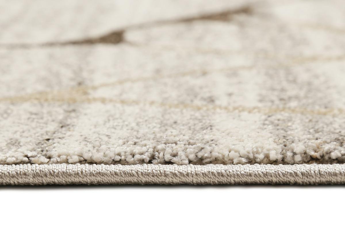 Webteppich Solo Fields Taupe/Beige 200x290 cm - Taupe/Beige, Design, Textil (200/290cm) - WECON HOME