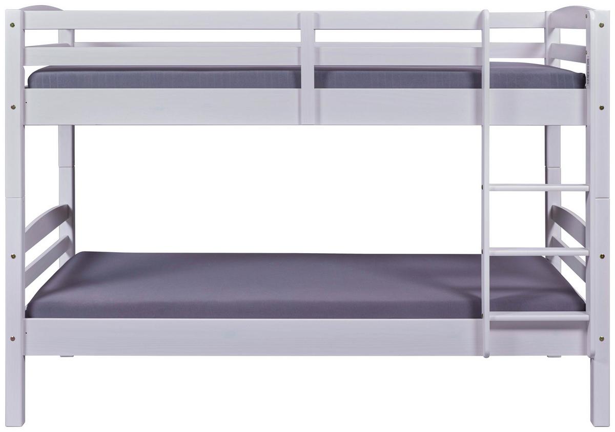 Etagenbett Annika, Weiß 90/200cm - Weiß, KONVENTIONELL, Holz (90/200cm) - Livetastic