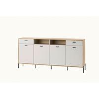 Sideboard Fredericia Eichefarben Kaschmir B: 205 cm - Kaschmir/Eichefarben, Design, Holzwerkstoff (205/94/40cm) - MID.YOU